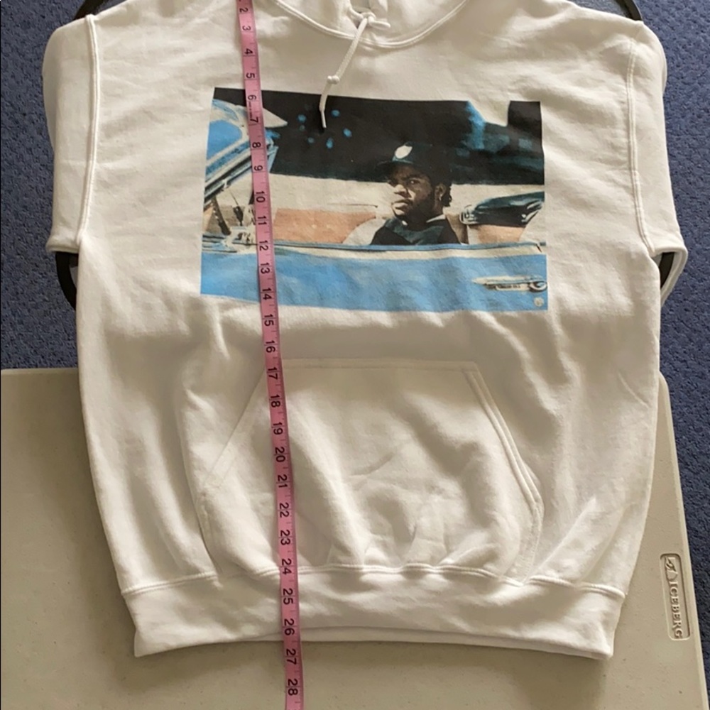 Ice Cube White Hoodie Sweater Medium - Picture 4 of 9